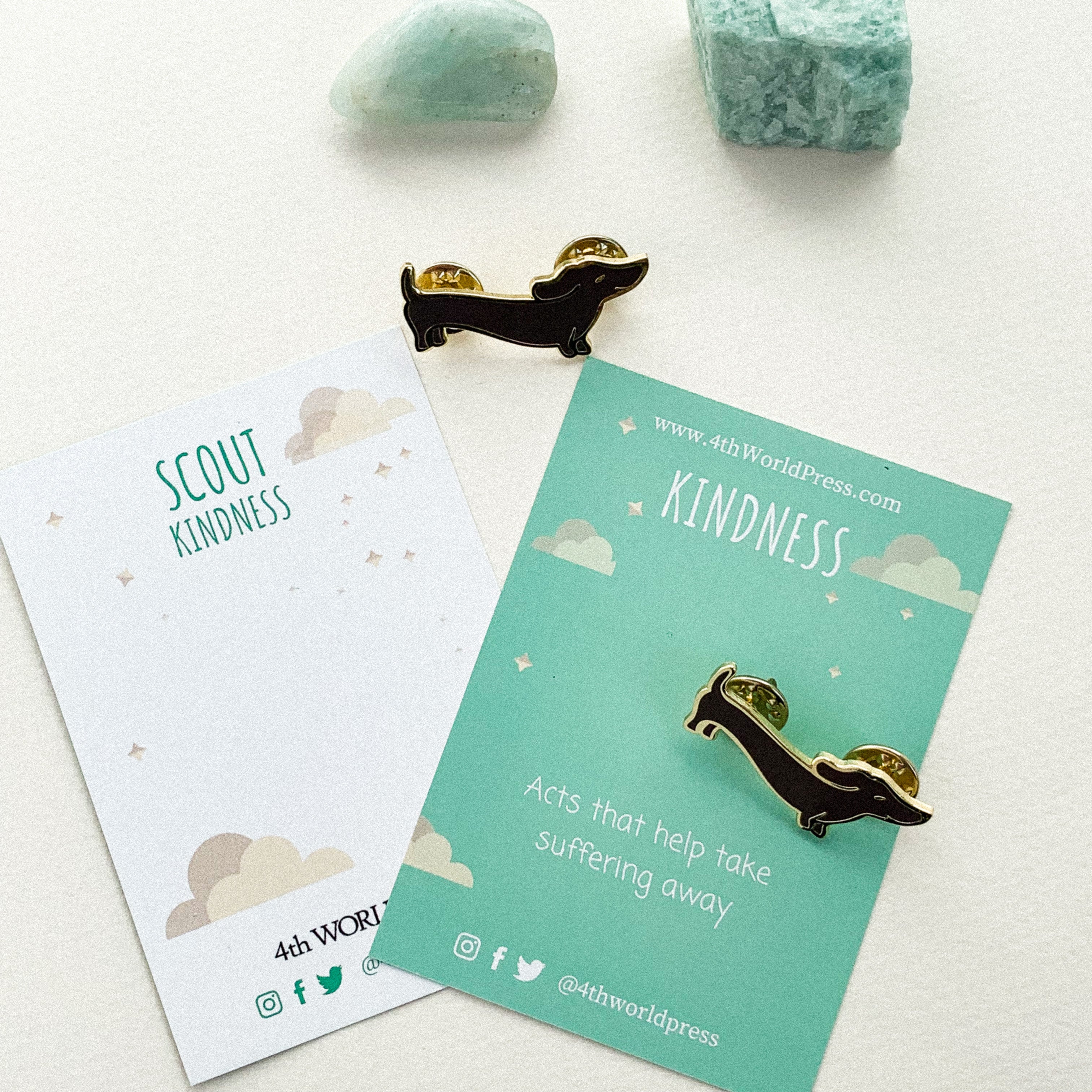Scout Kindness Pins – 4th WORLD PRESS